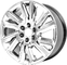 TUV 22 Inch GMC Denali Replica Wheels 5901 Gloss Black Chevy Tahoe Chrome Rims