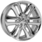 Chrome Black 3918 22 Inch Ford Replica Wheels 22x9 for Trucks F150 Style