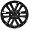 Chrome Black 3918 22 Inch Ford Replica Wheels 22x9 for Trucks F150 Style