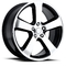 Silver Black 1111 Dodge Replica Wheels 22x9 22 Inch Dodge Charger Replica Rims