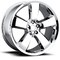 Silver Black 1111 Dodge Replica Wheels 22x9 22 Inch Dodge Charger Replica Rims