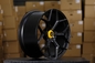 23x10j Matte Black Forged Alloy Wheels Aluminum Aftermarket Wheels 71.5