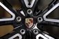 21X9.5 21X11 Forged Alloy Wheels Custom PCD 5x130 Black Surface ISO16949