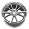 PCD 5X112 17 Inch Wheels CB 66.45 Silver A356.2 Aluminum Audi Replica Rims