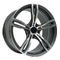 5 Split Spoke Replica BMW Black Rims 20 Inch 5X120 Wheels 17 18 19 Inch ET35