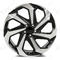 PCD 5x100-120 20 Inch Honda Replica Wheels 20x8.5 Black Gray JWL