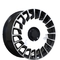 PCB 112mm Mercedes Benz Replica Wheels 20x8.5 20x9.5 Inch Black Machined Surface