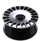 PCB 112mm Mercedes Benz Replica Wheels 20x8.5 20x9.5 Inch Black Machined Surface