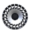 PCB 112mm Mercedes Benz Replica Wheels 20x8.5 20x9.5 Inch Black Machined Surface