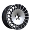 PCB 112mm Mercedes Benz Replica Wheels 20x8.5 20x9.5 Inch Black Machined Surface