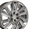TUV 22 Inch GMC Denali Replica Wheels 5901 Gloss Black Chevy Tahoe Chrome Rims