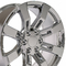Tahoe Yukon Escalade 24 Inch GMC Sierra Replica Wheels 20x8.5 Chrome Wheels 5409