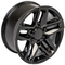 20 Inch Black 5911 Chevrolet Replica Wheels For Chevy Silverado Z71 Trail Boss