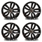 71.6 dodge challenger 20 inch rims Polished Black dodge charger replica wheels 2526