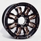 Heavy Load 6x139.7 Car Aftermarket Wheels 17 Inch Rims 4x4 Milling Window With Rivets