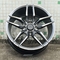 Silver Black 73.1 Car Aftermarket Wheels Aluminum Alloy 4X100 5x114.3 17 inch rims