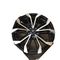Aluminium PCD 5x114.3 Black Machined Face Wheels Flow Formed Truck Wheels 73.1