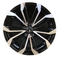 Aluminium PCD 5x114.3 Black Machined Face Wheels Flow Formed Truck Wheels 73.1