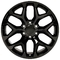 Replica GMC Sierra Snowflake Wheels 30x10 Black Mch Yukon Denali Snowflake Rims