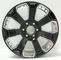 Chrome Inserts 24x10 Replica Wheels 5660 Silverado GMC Yukon Black Rims
