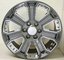 Chrome Inserts 24x10 Replica Wheels 5660 Silverado GMC Yukon Black Rims