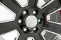 Chrome Inserts 24x10 Replica Wheels 5660 Silverado GMC Yukon Black Rims
