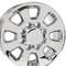 18 Rims Chevy Silverado HD 3500 8 Lug 8x6.5 Polished Wheels Rims 5501