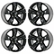 20 Inch Five Spoke Wheels For Dodge Ram 1500 20 X9 Chrome Rims 2453
