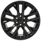 22&quot; Ram 1500 6 Lug Black Set Of Four Wheels Rims 5903 Ram