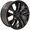 22&quot; Ram 1500 6 Lug Black Set Of Four Wheels Rims 5903 Ram