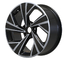 Black / Gun Grey Machine Face 18 Inch Alloy Wheels Rims For VW